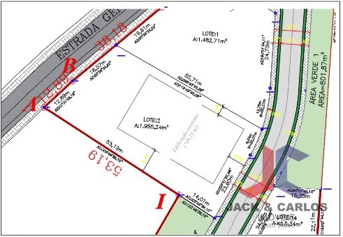 Terreno – Galpão a Venda no Bairro Aguas Negras em Gaspar